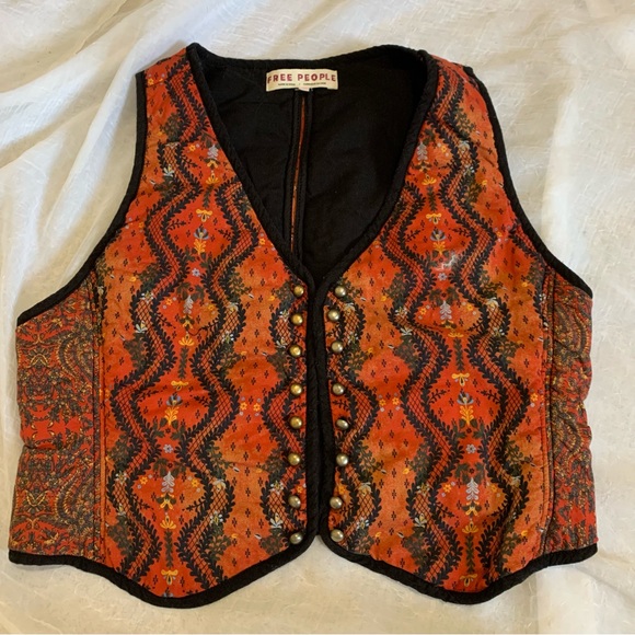 FREE PEOPLE retro quilted vest - Picture 2 of 4